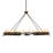 24 - Light Dimmable Wagon Wheel Chandelier