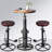 Kennemer 2 - Person Solid Wood Top Four Leg Dining Set