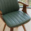 Modern Upholstered Leather Swivel Dining Chairs-1869263556