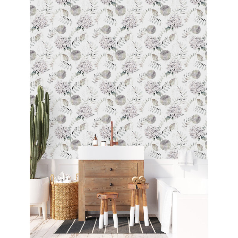 Floral Tile, 2.08' W x 18.75' L