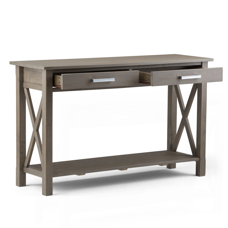 Console Console - gris campagne, Marron foncé