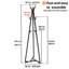 Giusi Metal Freestanding 9 - Hook Coat Rack