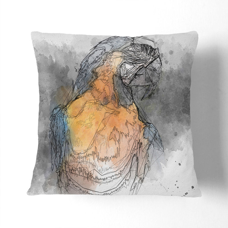 Square Throw Cushion, 40cm H x 40cm W x 15cm D