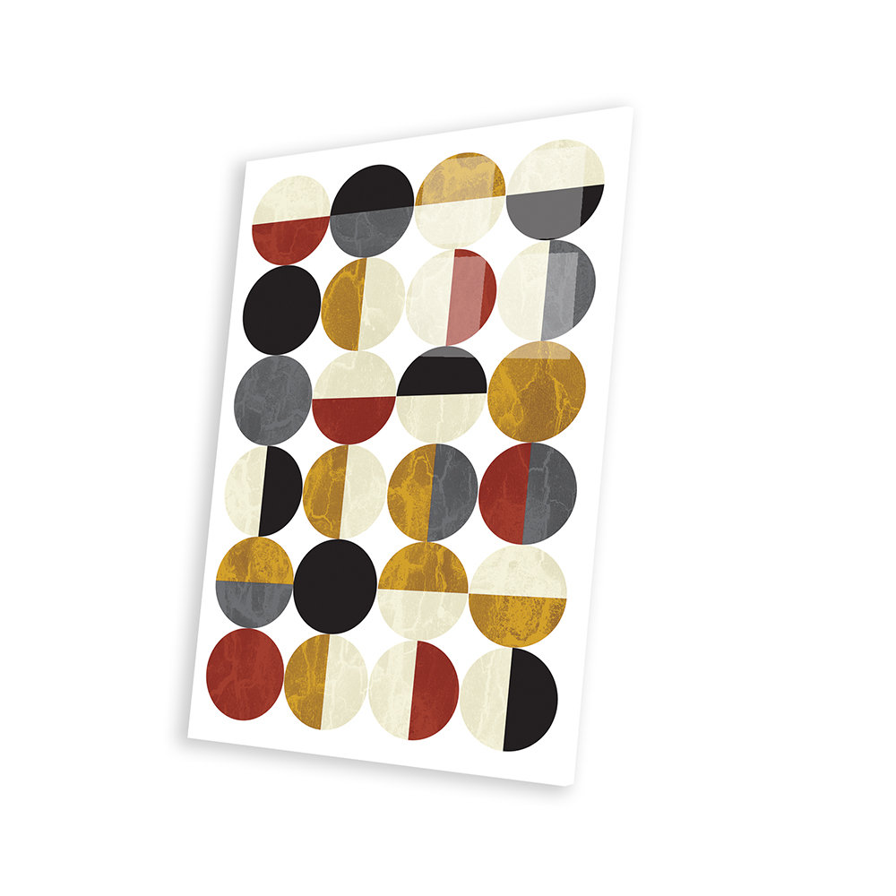George Oliver Half Circles by Flatowl - Unframed Graphic Art | Wayfair