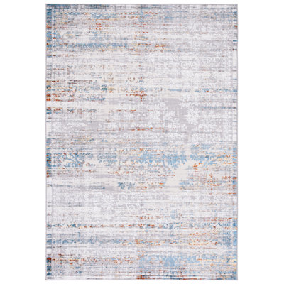 Minyard 298 Area Rug In Gray / Blue Gold