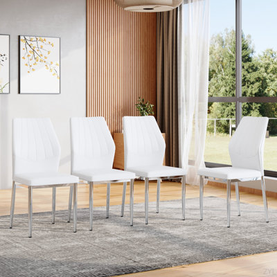 Chaises de salle à manger d'une hauteur de 37 pouces: le dossier ergonomique en polyuréthane allie confort et style. Allie confort et élégance, ajoutant plus de confort et de style à l'heure du repas.