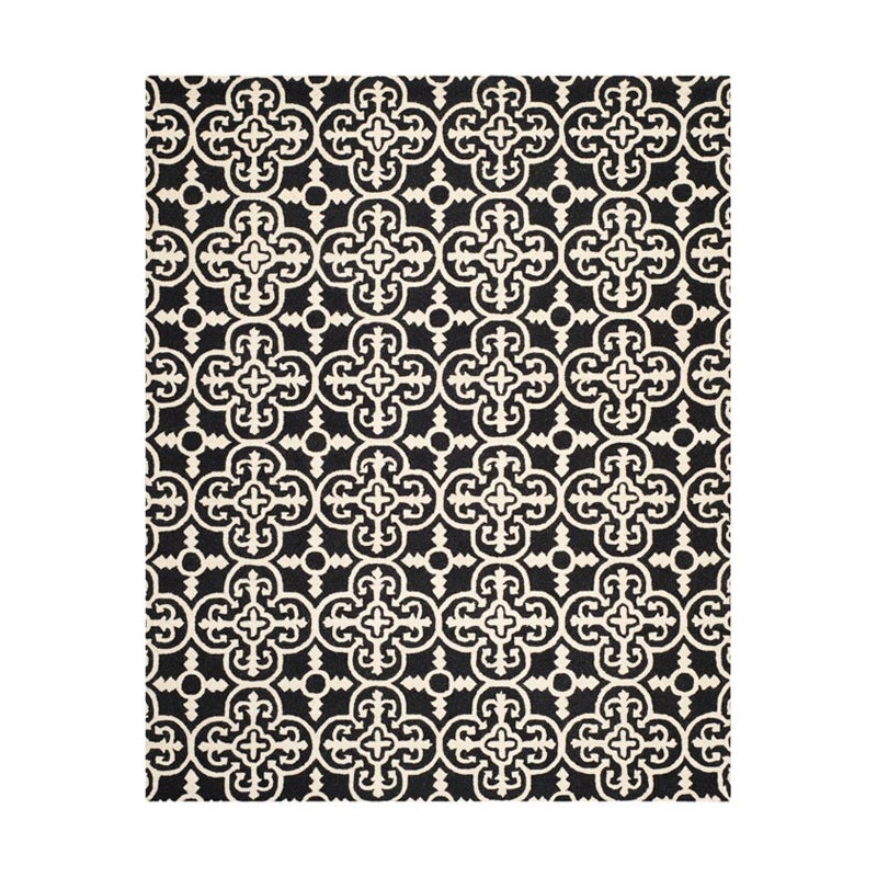 Brunswick Hand Tufted Wool Geometric Rug, Rectangle 11' x 15'