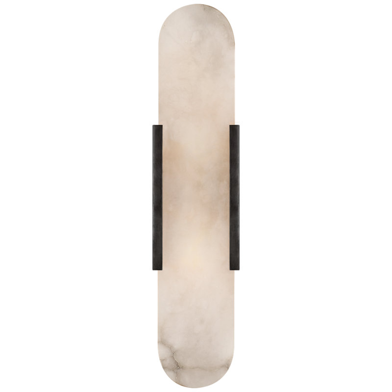 Kelly Wearstler Melange 28" Elongated Sconce, Bronze, 20"