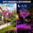  Solar Garden Lights Outdoor Phalaenopsis LED Flower Stake Lights Waterproof Garden Decor for Yard and Pathway