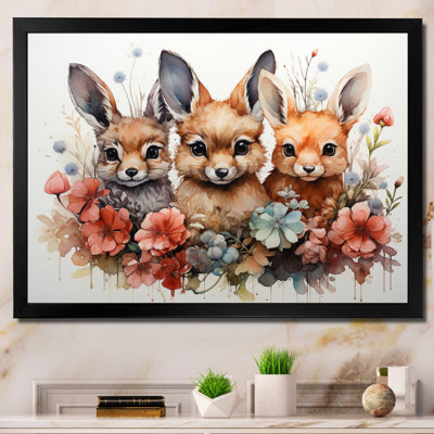 " Dry Watercolor Whimsical Animals "