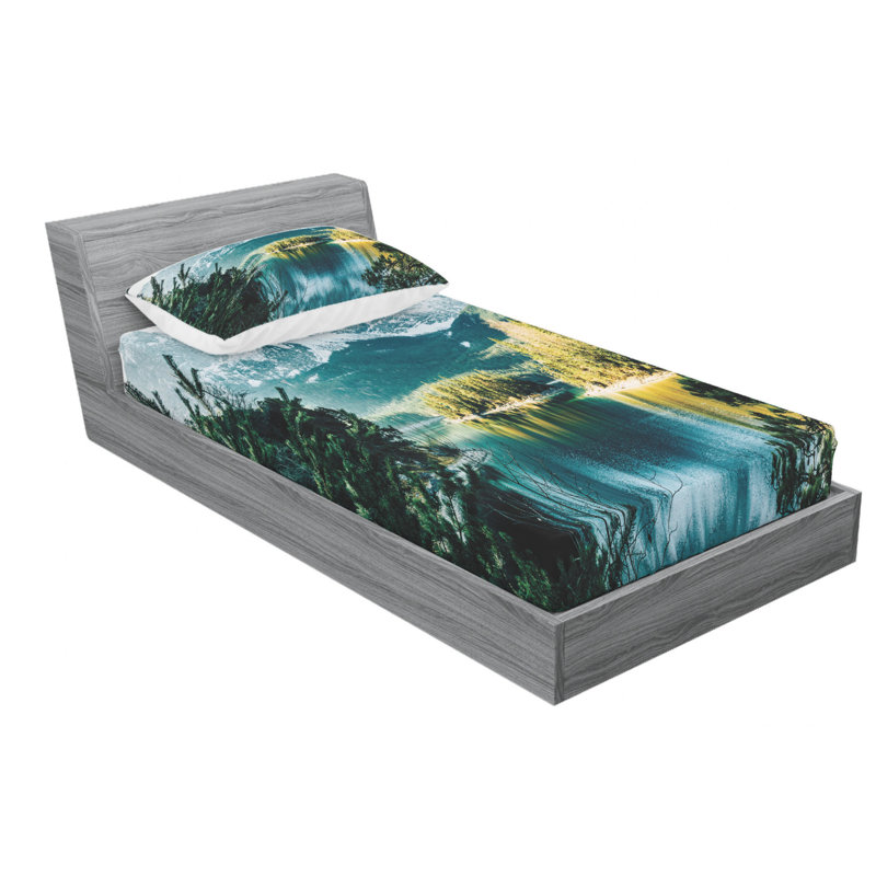 Microfiber Sheet Set, Twin XL Sheet Set with Fitted Sheet