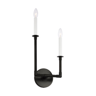 Jachin Steel Candle Wall Light