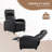 Recliner Chair For Adults, Massage Faux Leather Small Recliner Home Theater Seating For Living Room-596224561