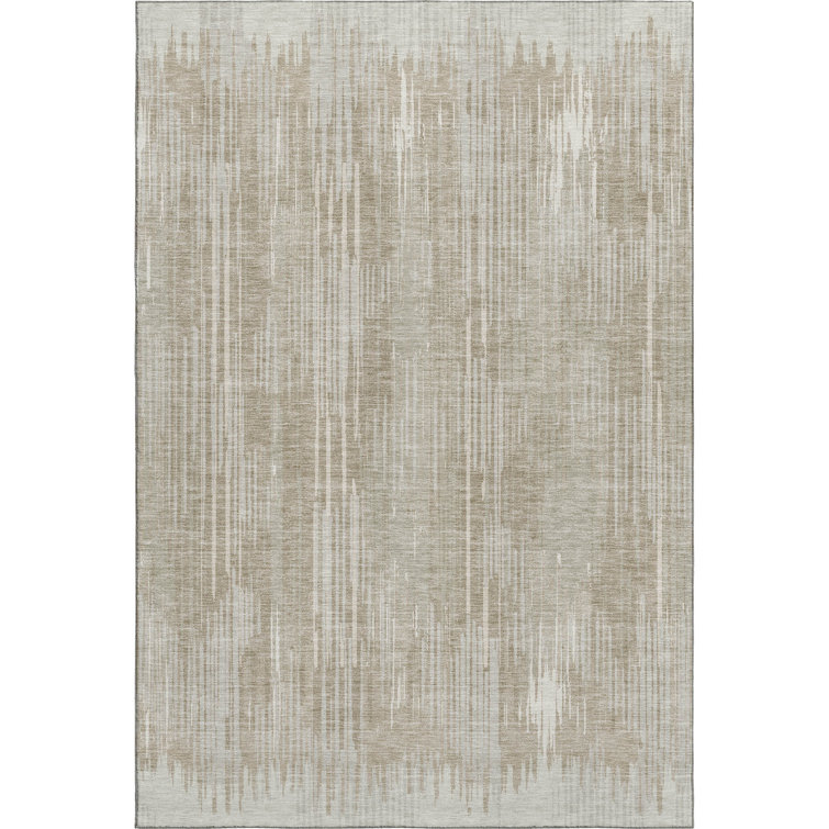 Premium Machine Washable Prisco Beige Rug
