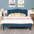 Kempst Upholstered Bed with Adjustable Headboard & Solid Wooden Slats, Under Bed Storage, No Box Spring Needed-818064138-817837571