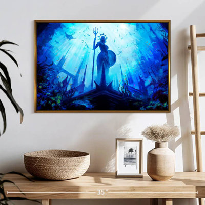 Underwater Amphitrite Statue