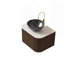Meuble-lavabo de salle de bain 24 po avec lavabo, armoire de rangement murale à bords courbés et rayés avec tiroir, vasque en céramique noire avec motif en pierre, noyer foncé pré-assemblé-1780860693-1780860694