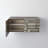 Abstract Block Cabinet-Left-Silver