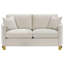 Causeuse à accoudoirs arqués rembourrés Luxury Build - Beige
