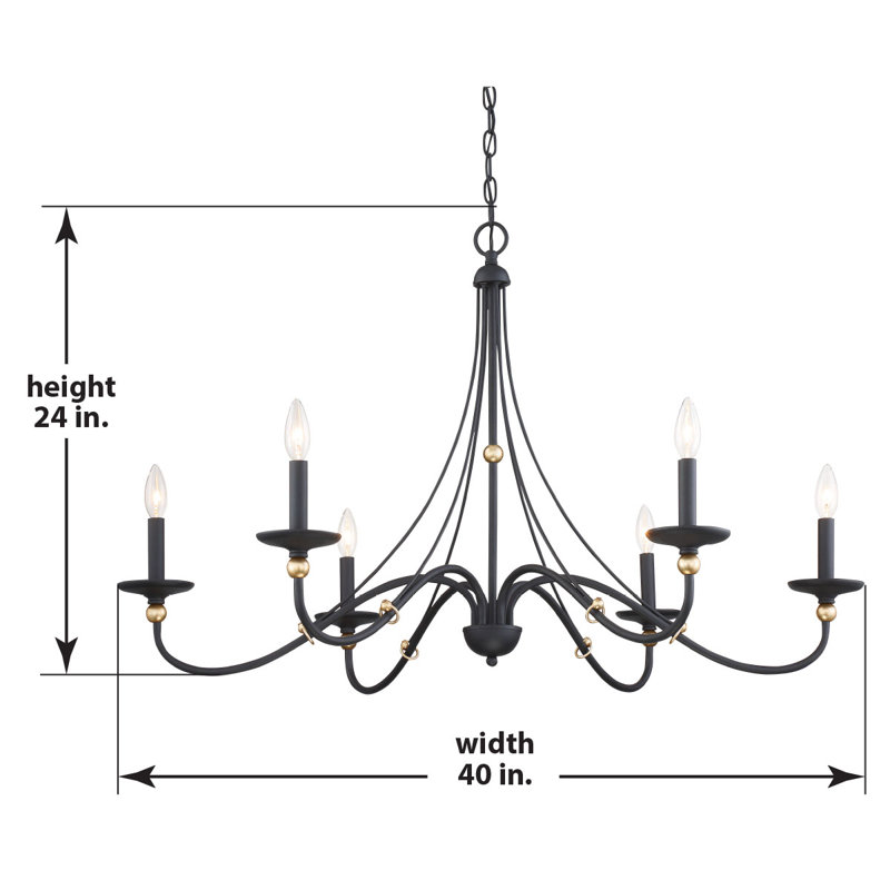 Everly Quinn Westchester County Sand Coal With Skyline Gold Chandelier, Sand Coal