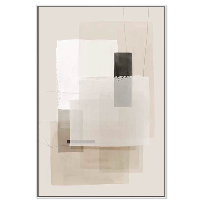 «Mystical Momentum II» par Hazel J, Pas de tapis, Cadre flottant blanc, H 61,5 po x l 41,5 po x P 2 po