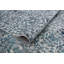 Tapis argenté à motif floral Lucha-156431134