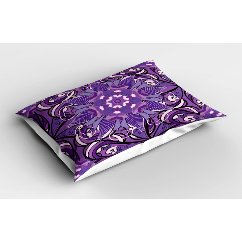 Mauve Polyester Sham Set, Twin