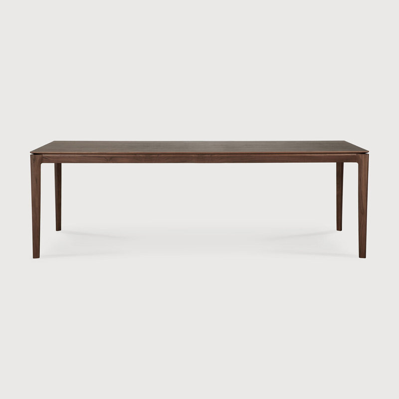 Bok Solid Wood Dining Table, 30"H x 94.5"L x 39.5"W, Teak Brown