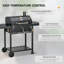 Outsunny 47.2'' W Portable Charcoal Grill