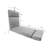 72" x 22" Outdoor Chaise Lounge Cushion with Ties and Loop