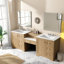 Meuble-lavabo double 84 po Modern
