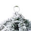 3' Pre-Lit Flocked Christmas Faux Swag with Lights