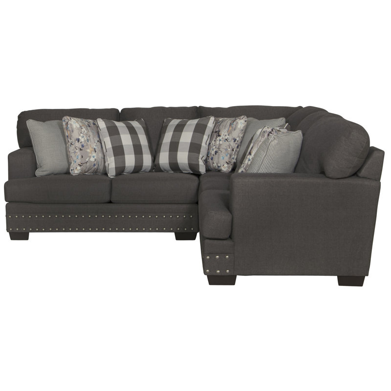 Upholstered L-Shaped Sectional Right Hand Facing