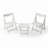 HIPS Foldable Small Table And Chair Set With 2 Chairs And Rectangular Table-1205180533