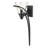 Lueseal 1 - Light Wall Sconce - Matte Black - Clear Glass-2036919754