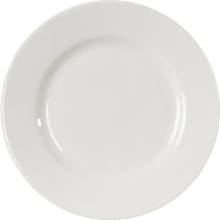 Ten Strawberry Street Classic White New Britain 8" Salad/Dessert Plate (Set of 6)