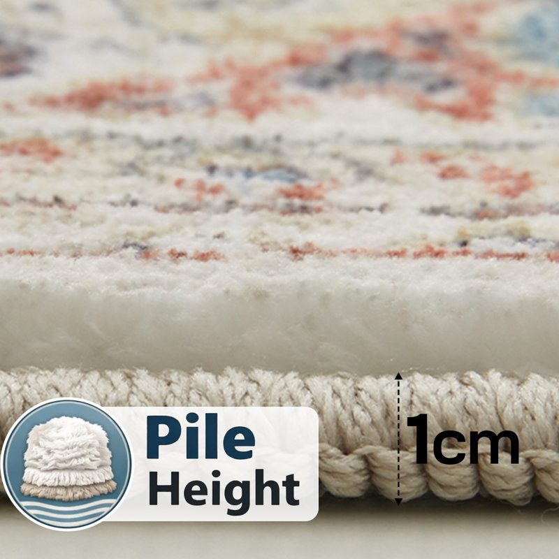 Oriental Machine Tufted Shag Area Rug, Rectangle 160 x 230 cm