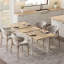 Extendable Metal Base Dining Table