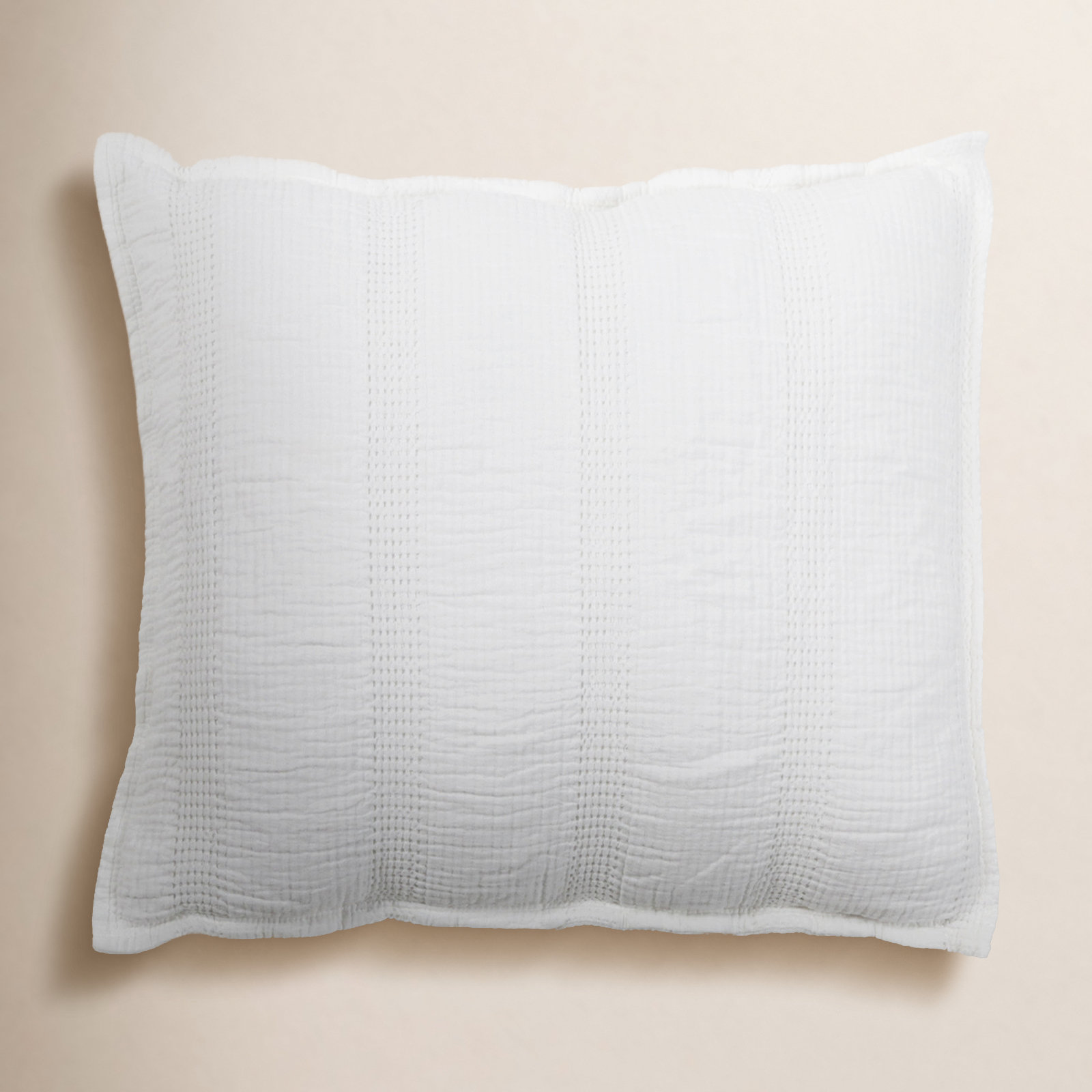 Nantucket Shams, Euro, White