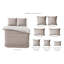 Ensemble de couvre-lit 8 pièces Honeycomb Waffle-101270533-101270535