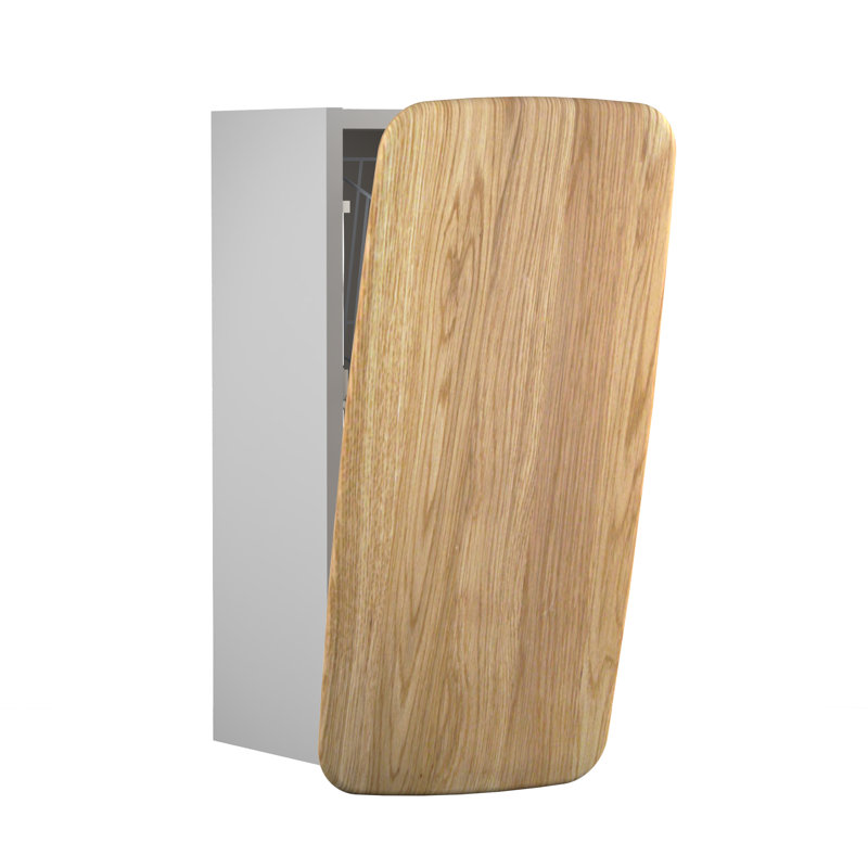 Inwood Bathroom Cabinet, Light Grey/Natural Oak Wood/Grey