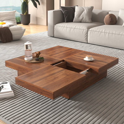 Rectangular Coffee Table with Manufactured Wood Table Top