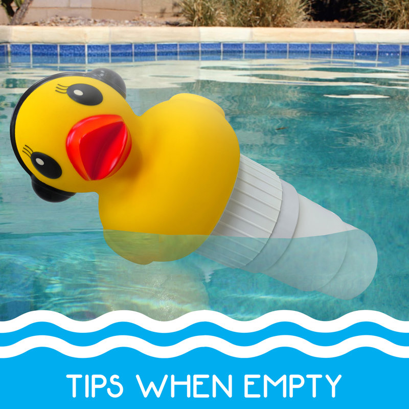 Chlorateur pour piscine: canard - grand