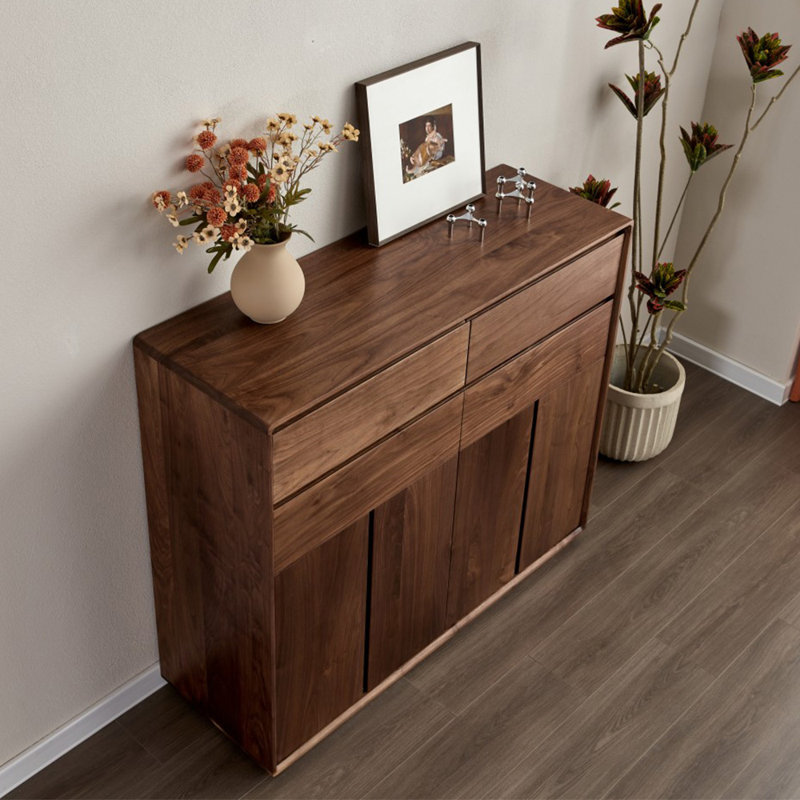 Armoire à chaussures en bois massif