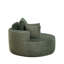 Canapé-lit éponge 50L, sans assemblage requis, fauteuil-lit moderne moelleux avec coussin de dossier et tissu en velours côtelé-1519230923-1519230925