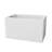Glendale Casainc 43'' Acrylic Freestanding Soaking Bathtub With Built-in Seat ＆ Pop-Up Drain, Rectangle, White