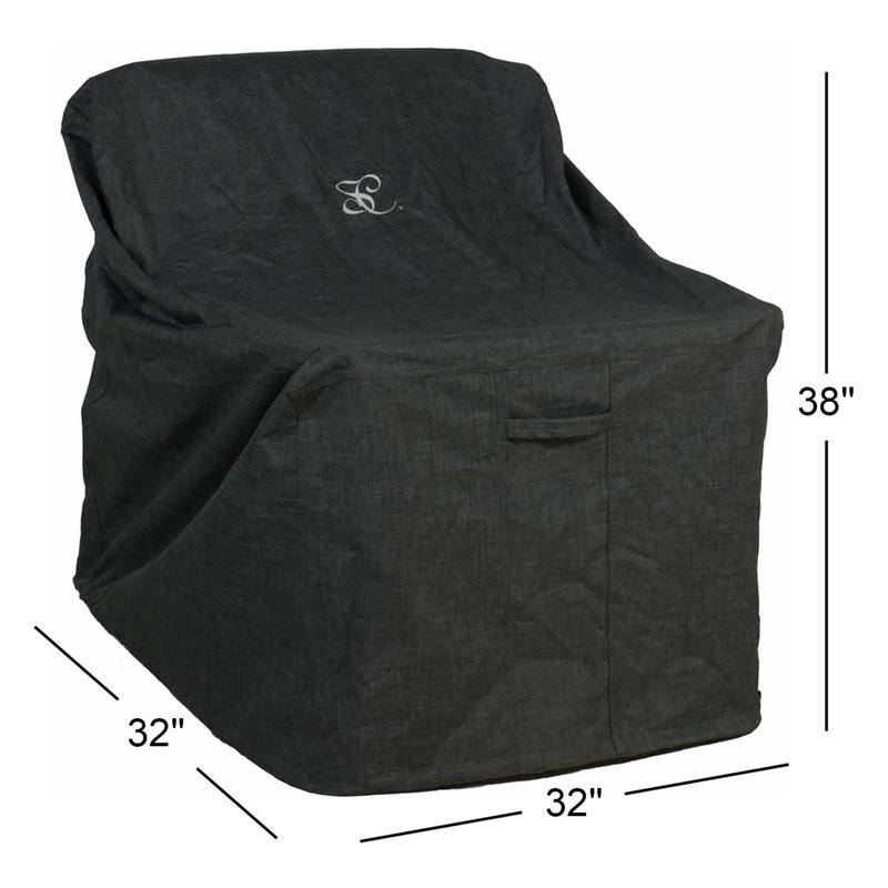 Mid Back Water Resistant Patio Chair Cover with 4 Years
