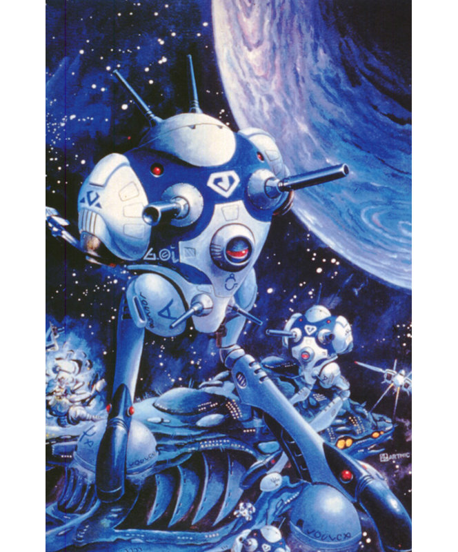 Robotech, 40" H x 27" W