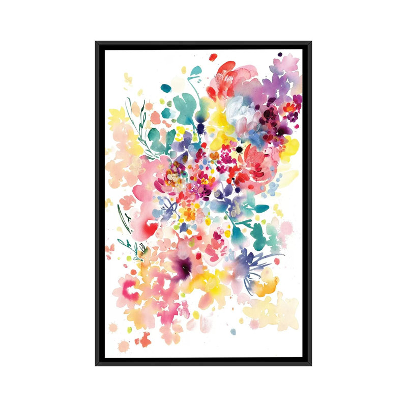 Aura by CreativeIngrid - Painting on Canvas, Black Framed, 101.6 cm H x 66.04 cm W