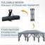 Tente avec auvent Pop Up Outsunny-128770151